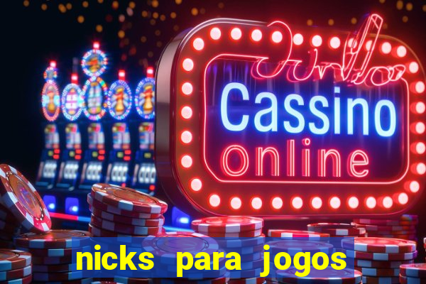 nicks para jogos de tiro